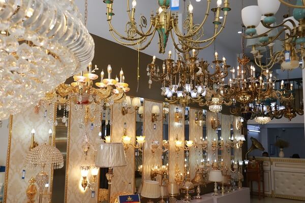 10+ Showroom, cửa hàng đèn trang trí lớn nhất Hà Nội, TPHCM